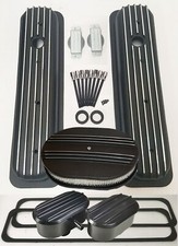 Small Block Chevy 1987-97 Tall Alum Engine Dress Up Kit Center Bolt Valve Covers