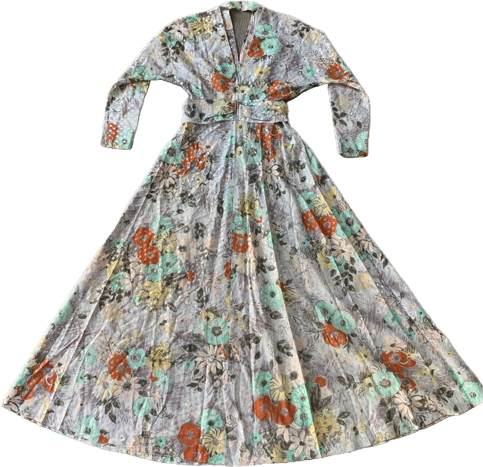 Sintético formal Vestidos VINTAGE 1970s para Mujer