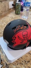 Tampa Bay Buccaneers Autographed Mini Helmet. Ronald Jones Eclipse. Beckett COA