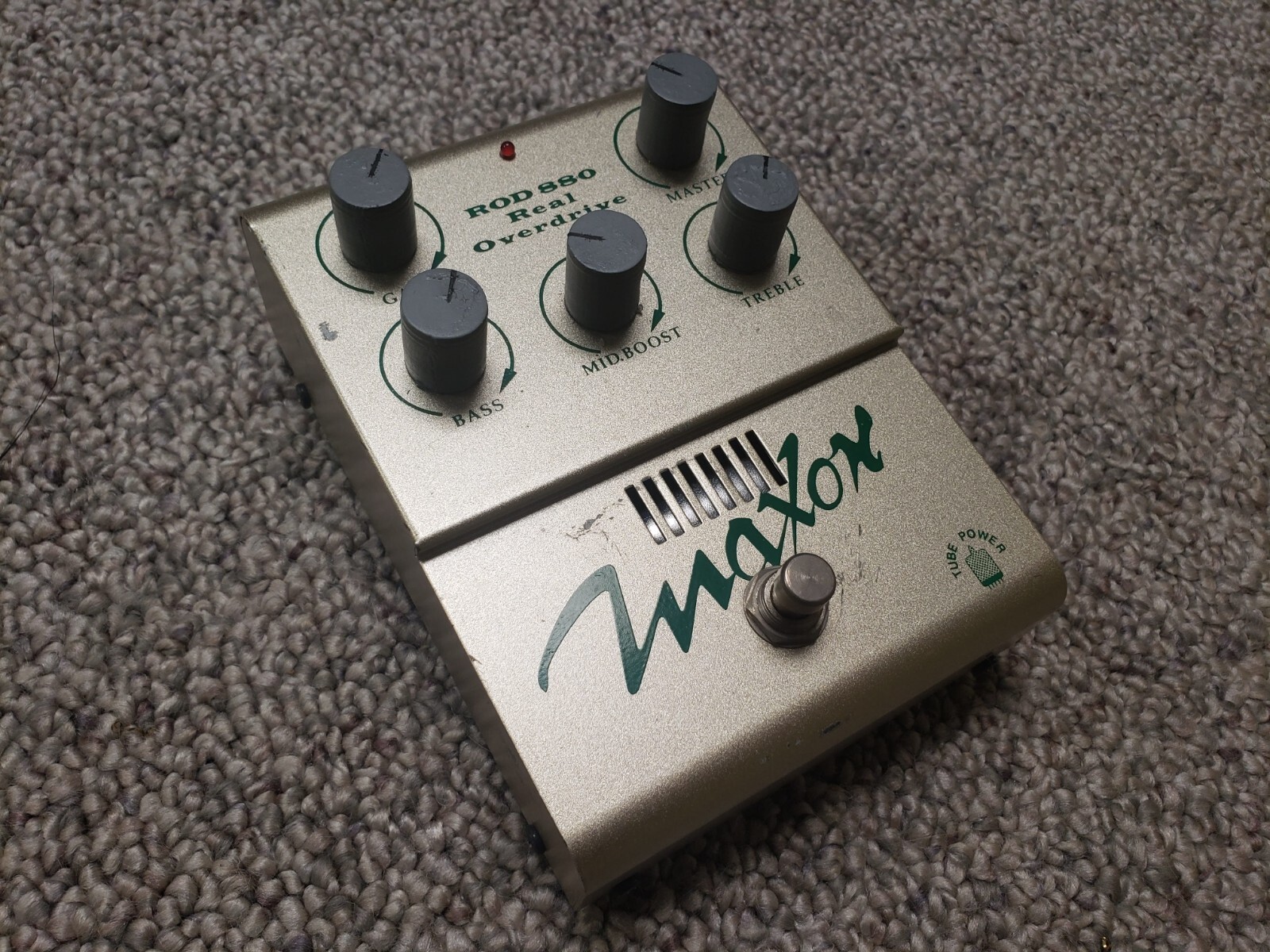 真空管3種付！Maxon ROD880 REAL Overdrive groovetube