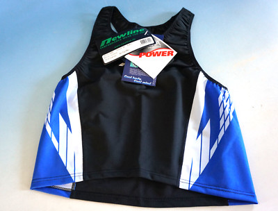 Vintage Newline Triathlon Top Sporttop Men schwarz blau weiß Gr. M  (S022-160)