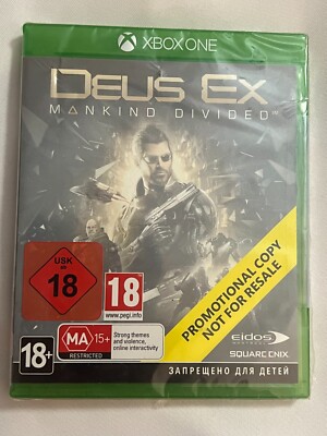Deus Ex Mankind Divided Promo Xbox One NEW