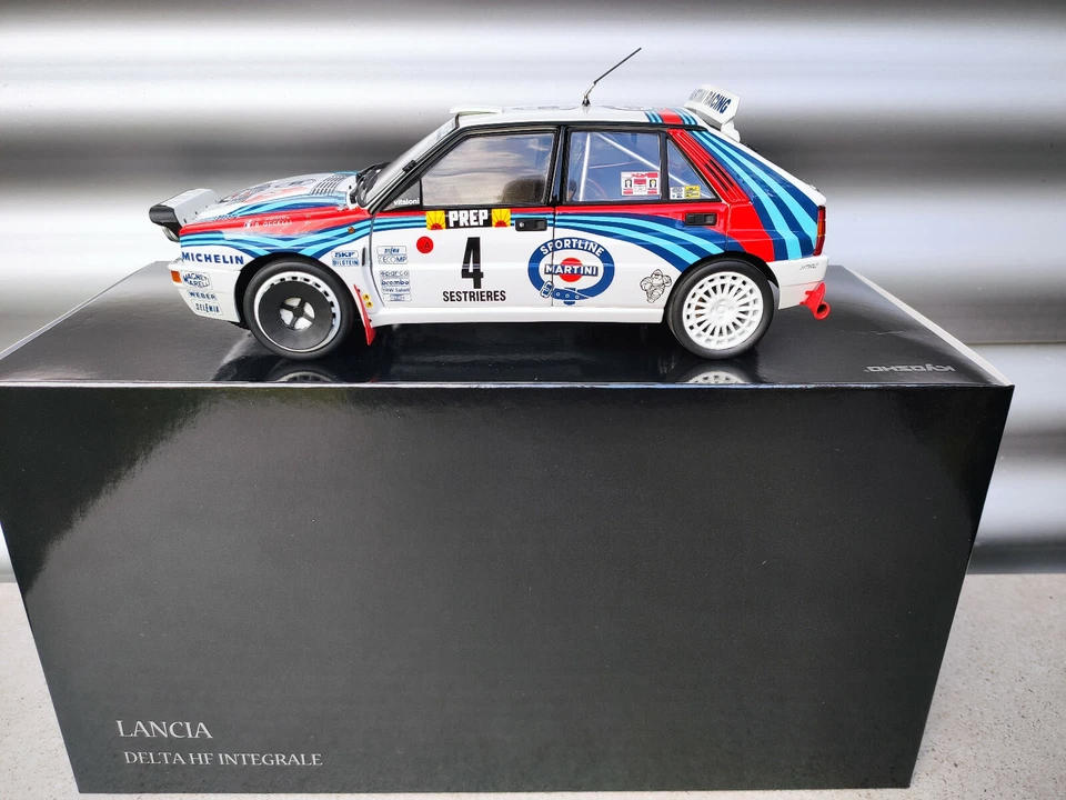 1:18 Kyosho Lancia Delta HF Integrale Montecarlo 1992 Auriol 08348A NUOVO NEW - Immagine 2 di 4