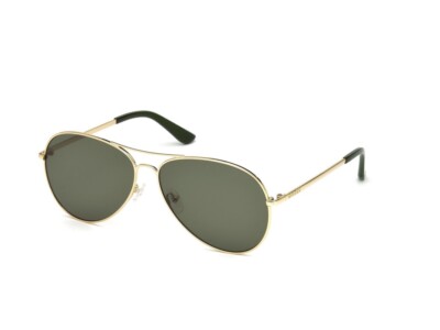 Guess GU6925 32H Gold Green Aviator Metal Sunglasses Frame