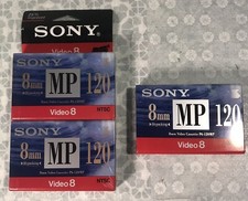 Sony 8mm Hi-Packing System VTR NTSC High RF-Output Video Cassette P6-120 MP 3 