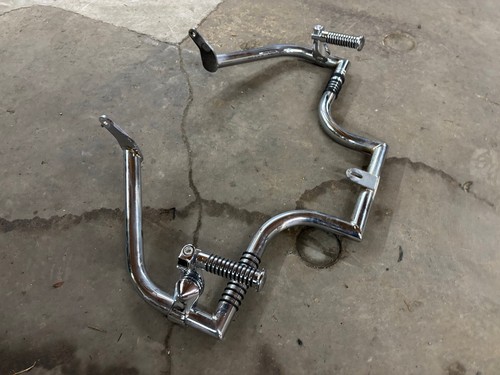 Lindby Linbar Highway Bar Chrome Harley Dyna Super Glide 95-13 Engien Crash Cage - Picture 3 of 4