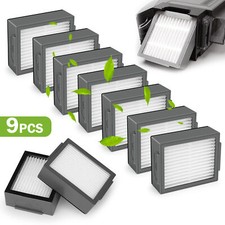 9Pcs Replacement Filter Fit for iRobot Roomba i7 i7 i8 i3 i4 i6 E5 E6 E7 Vacuum