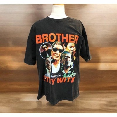 Takeshi Kitano T-shirt Size L Black Brother Outrage Hanabi Rare From Japan New