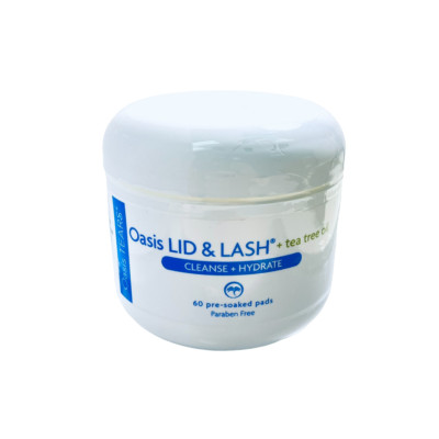 Oasis LID  LASH  Tea Tree Eyelid  Lash Cleansing Pads 60 ct (Pack of 2)