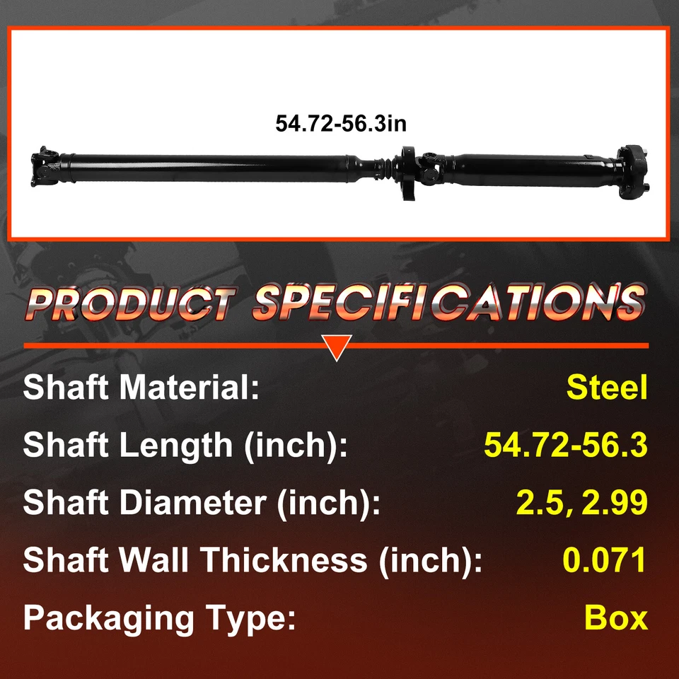 Rear Driveshaft Prop Shaft Assembly for BMW E46 323Ci 323i 325Ci 325i Trans - Imagem 4 de 4