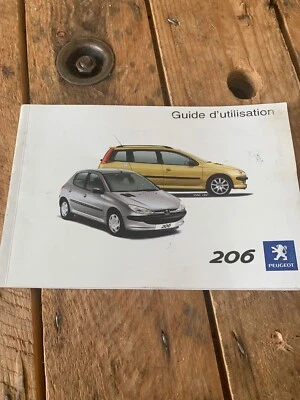 Manuel Notice D Utilisation Peugeot 206  2002 - Photo 1/4