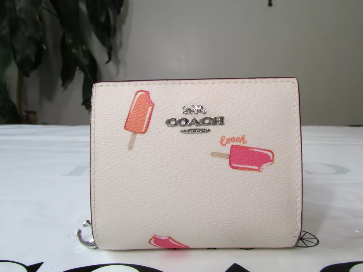 Coach snap wallet hot sale