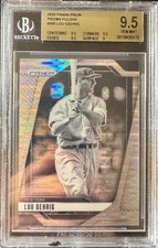 2025 Panini Prizm Lou Gehrig Pulsar Prizm /499 BGS 9.5 Gem Mint #300 Yankees