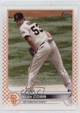 2022 Topps Series 2 Orange Star /99 Alex Cobb #359 b4d