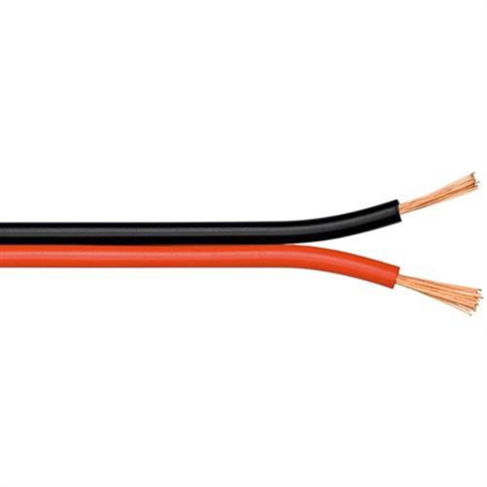 Goobay Lautsprecherkabel 25m Rolle 2x075mm CU rotschwarz 15094 3290₽