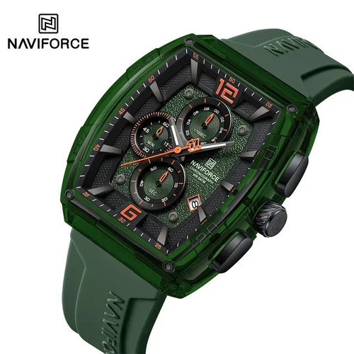 NAVIFORCE Men's Quartz Watch 50M Waterproof Lumino