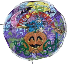 Vintage Anagram 3D panoramic Trick or Treat Balloon 3703 B25