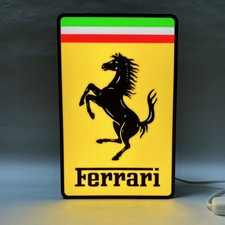 Ferrari Logo Light Box 3d Printed Usb Led Lamp Neon Sign 7 Inch