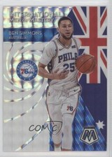 2019 Panini Mosaic International Men of Mastery Silver Prizm Ben Simmons #3 5ub