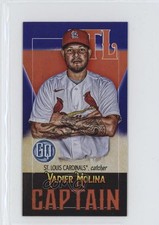 2021 Topps Gypsy Queen Captains Minis Indigo 10/250 Yadier Molina #CM-YMO 0il7