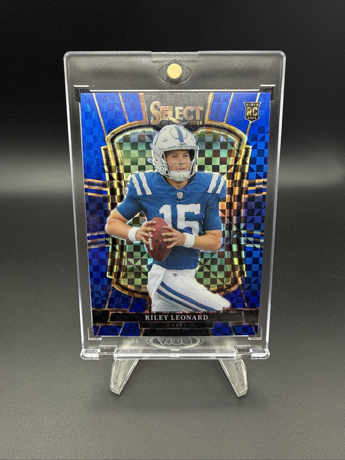 Riley Leonard 2025 Panini Select Blue Prizm Premier Level /175 🔥 Rookie Colts