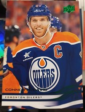 3 Connor Mcdavid Cards Allure Base,Holiday Green Base And A Compositions