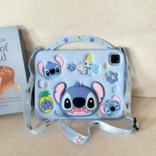For iPad 11th A16 10th 10.9" 9 8 mini 7 6 Air Pro 11 Stitch Kid Stand Case Cover