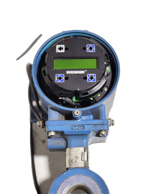 Rosemount 8732EMT2A1N5M4Q4 Flow Transmitter 12-42VDC 1.2A MISSING FRONT COVER