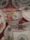 7 Pcs Of Royal Albert Petit Point 4-6in Plates, Sugar, 7 " Bon Bon & 7 3/4" Dish — photo 4