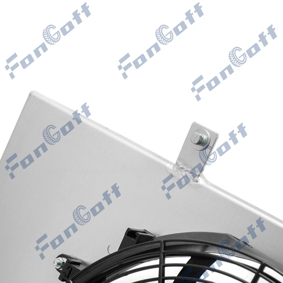 Aluminum Shroud+Fan For 1984-1994 Dodge B150,B250,B350 99-03 Dodge Ram 1500. Foto 3 de 4