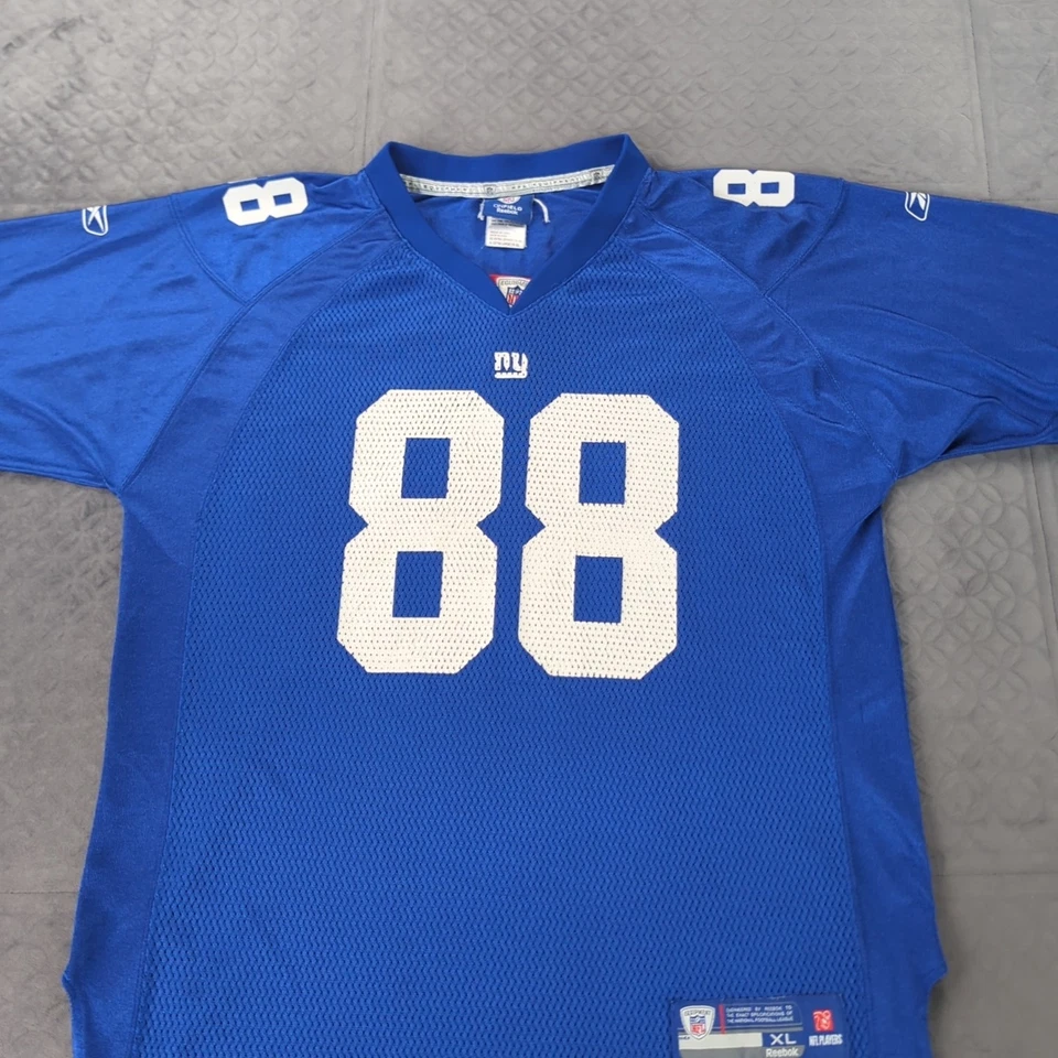 Camiseta de los New York Giants Reebok Hakeem Nicks azul niños jóvenes XL 18-20 Foto 3 de 4