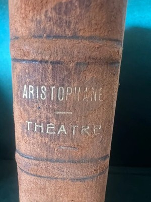 Buch TEATRO D'ARISTOPHANE in französischer Sprache 2 alte Bände von 1896