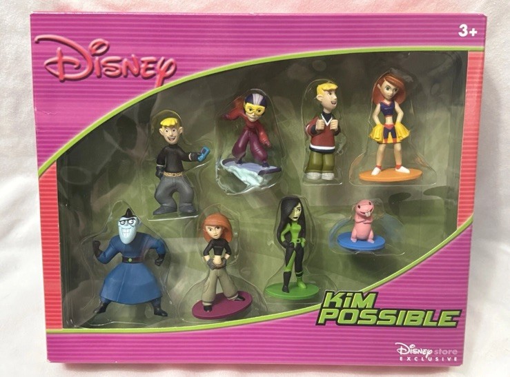 Disney Store Kim Possible Exclusive Character Playset 8 Figure Set 2004 PVC Lot