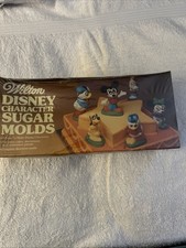 Personaje Disney Sugar Molds Candy Baking Mickey Donald Goofy Pluto 1972 de colección