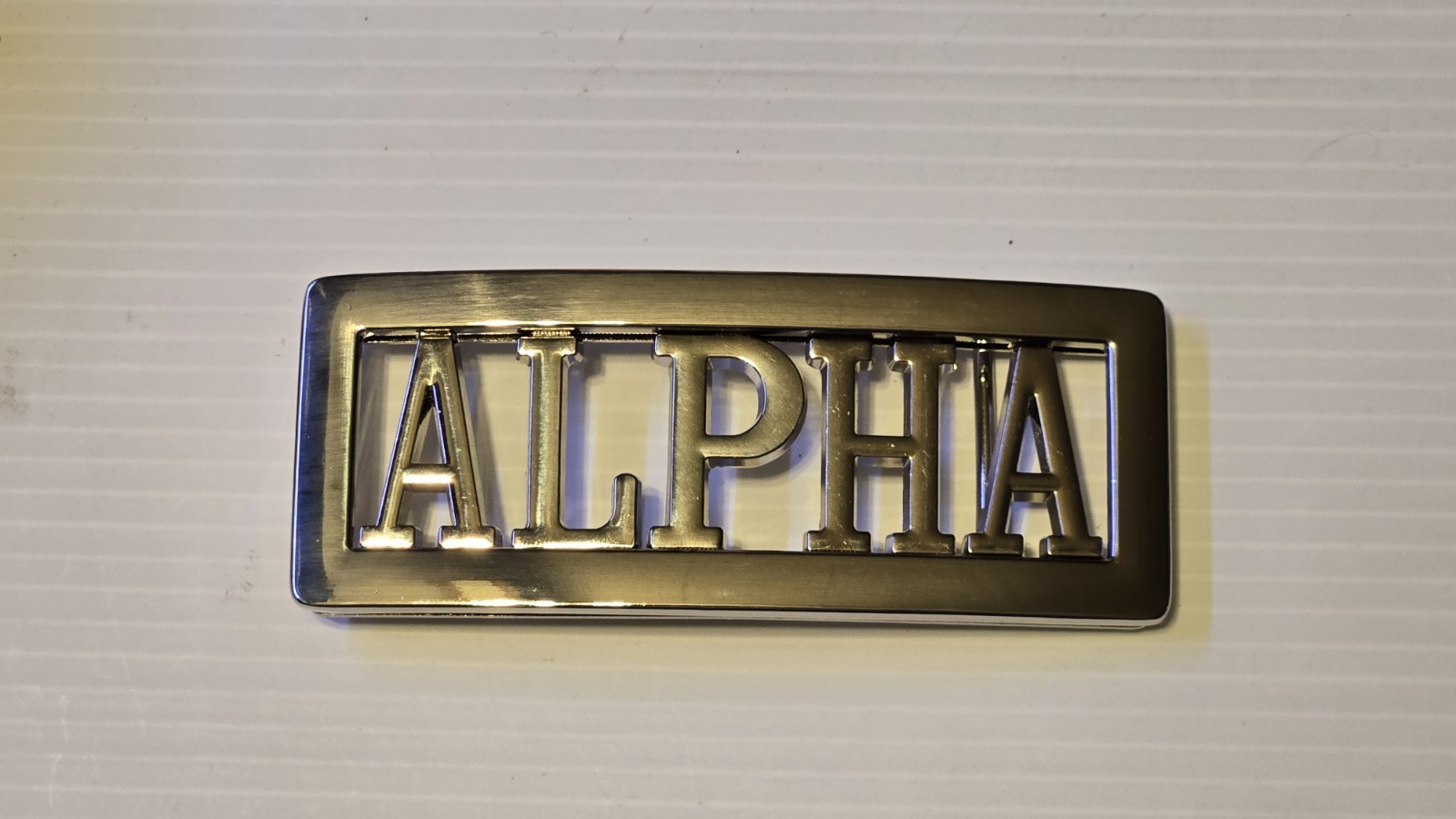 ALPHA Custom Personalized Name Belt Buckle -Put your name /word on Buckle