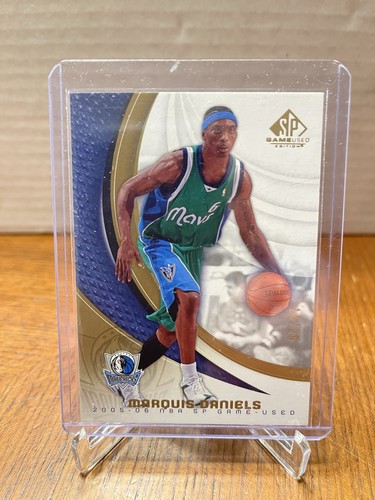 2005-06 SP Game Used Edition Marquis Daniels #21 Gold /25 Dallas Mavericks