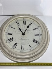 Large Vintage Style Decorative Wall Clock 8.5 Cms Deep 38 Cm Diameter