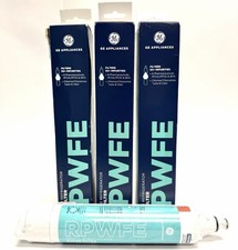 Genuine GE Refrigerator Water Filter RPWFE Lot of 3 NEW SEALED
