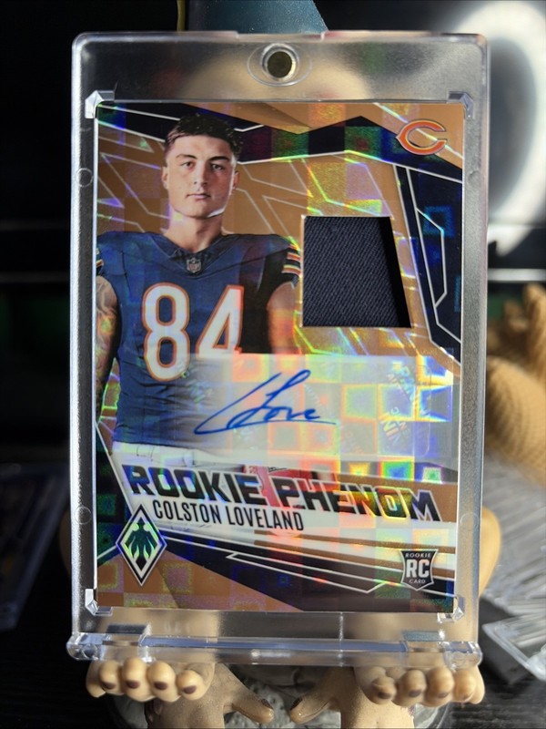 Colston Loveland 2025 Panini Phoenix Rookie RPA Bronze Pandora /199