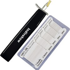 INDIVSHOW The Bead Knotting Tools Kit with 5 Cards 100 Natural Silk Bead Cor...