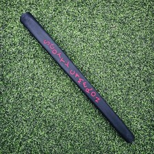Scotty Cameron Pistolini Golf Grip Black Rubber Dancing Red Lettering