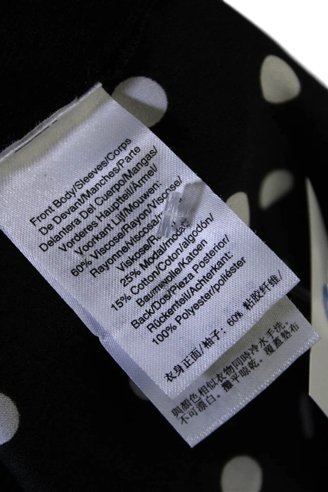 Donna Karan New York Womens Shell Sweater Black White Size Extra Extra Small - Image 4 of 4