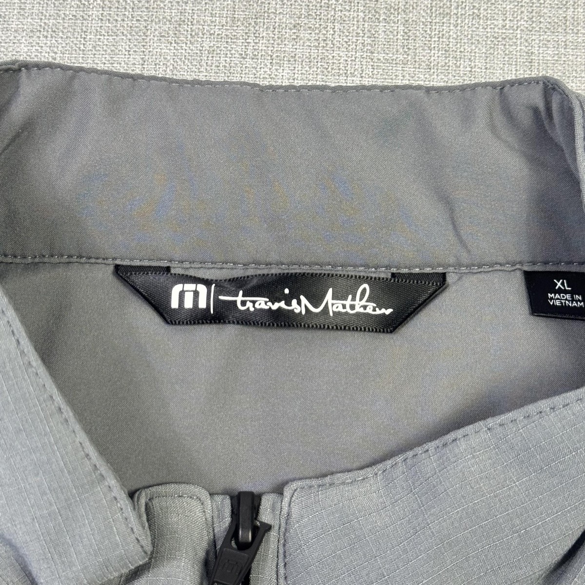 Polo de golf Travis Mathew pour homme, taille XL, noir sport avec