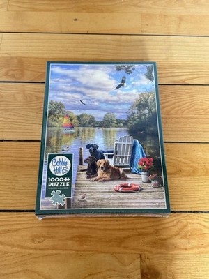 Neu Cobble Hill Hundetag Nachmittag 1000 Teile Puzzle Poster Weihnachtsgeschenk