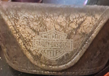 Harley-Davidson Brown Eyeglass Pouch Case for Glasses, Motorcycle Theme