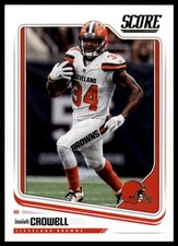 2018 Score Base Isaiah Crowell Cleveland Browns 76