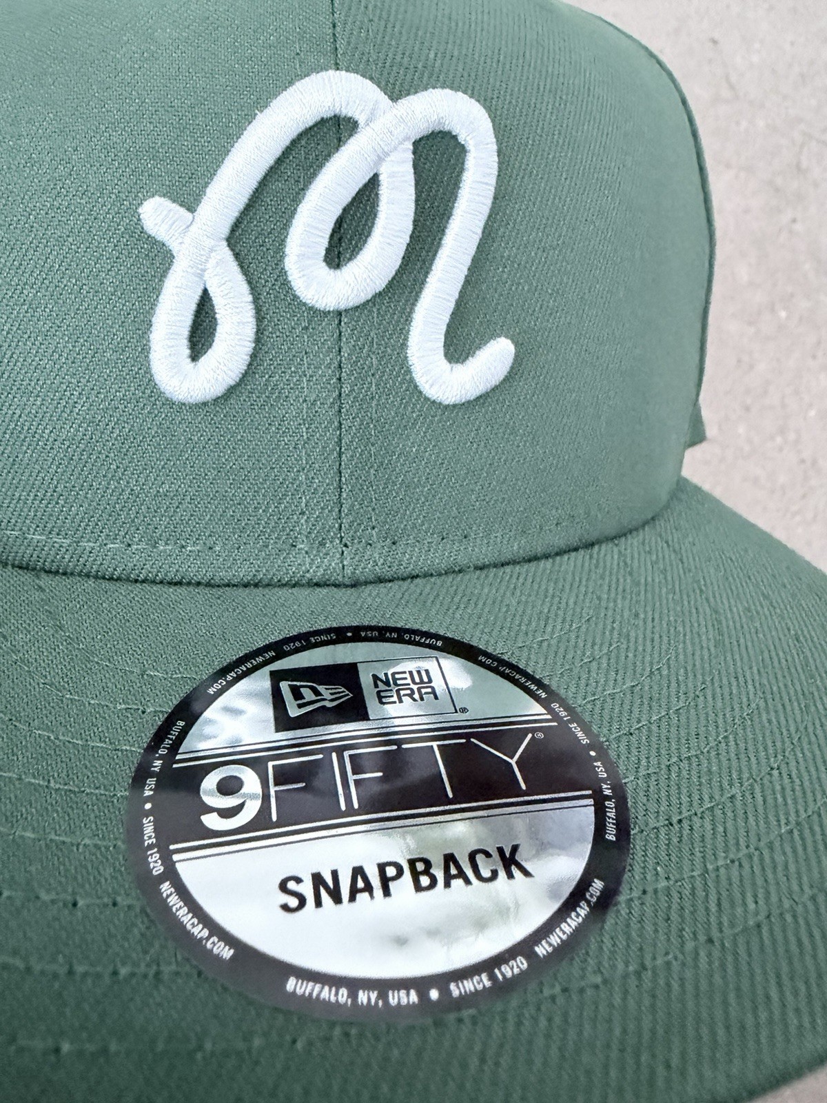 malbon golf x new era snapback 9fifty green adjustable image 5