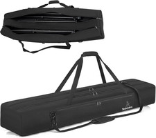 60" Multifunctional Tripod Bag, Heavy Duty Tripod Carrying Case with Dual Compar