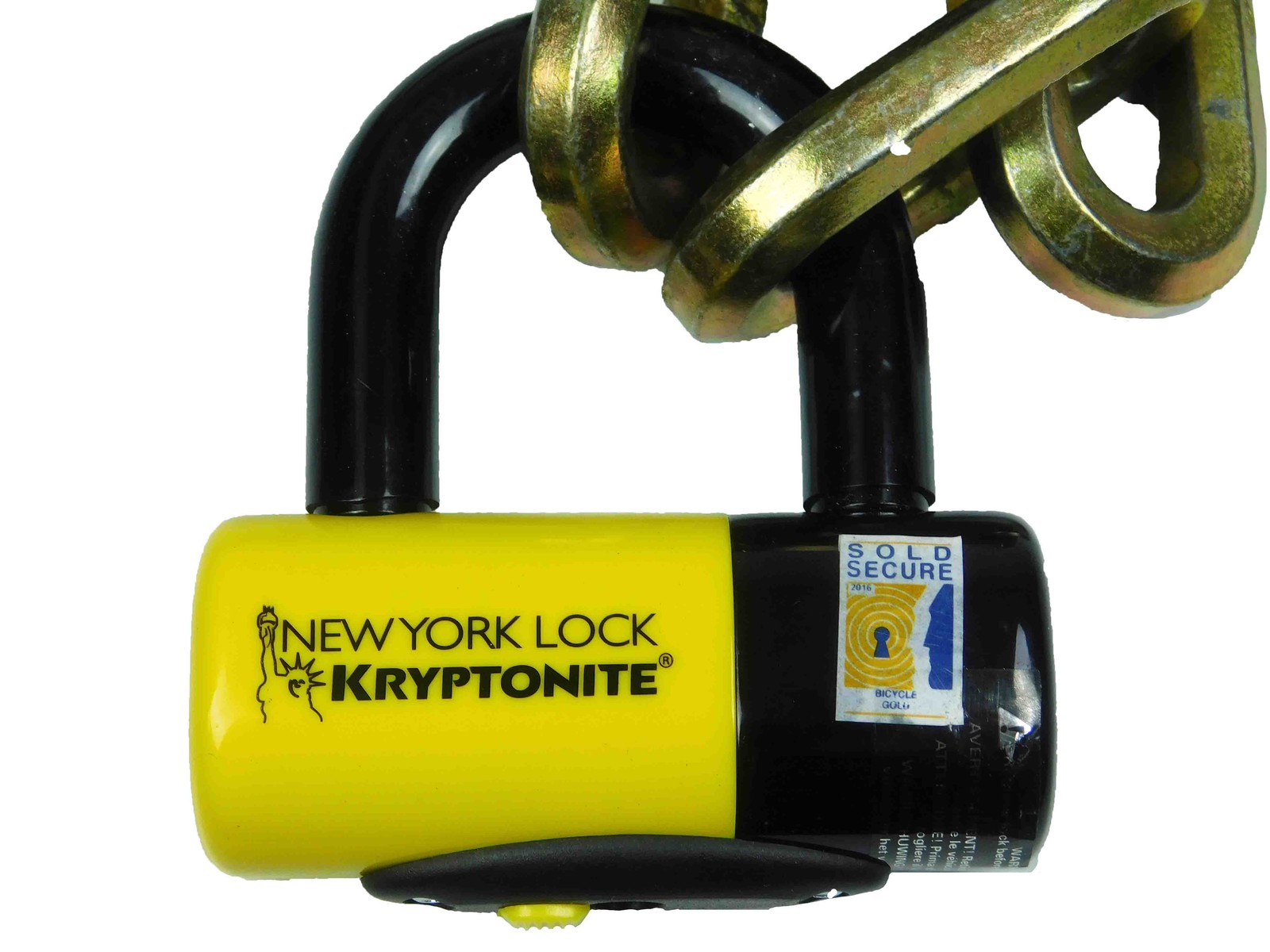 3x Kryptonite New York Fahgettaboudit Bike Chain 1415 and Disc Lock: 5' (150cm)