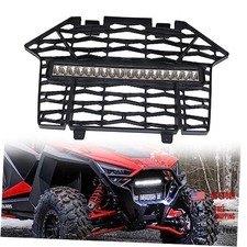 Front Mesh Grill Light With LED Light Bar for PRO XP  RZR PRO XP,UTV Waterproof